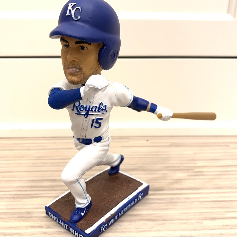 NIB 2018 Whit Merrifield Bobblehead Kansas City Royals